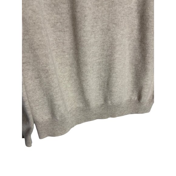 Brunello Cucinelli Brass Insert Soft 100% Cashmere Cream Sweater-sz Small - Picture 10 of 16